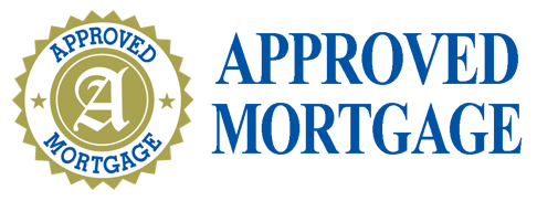 Approved Mortgage logo in blue